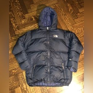 THE NORTH FACE Boys 550 Reversible Down Puffer Size XL